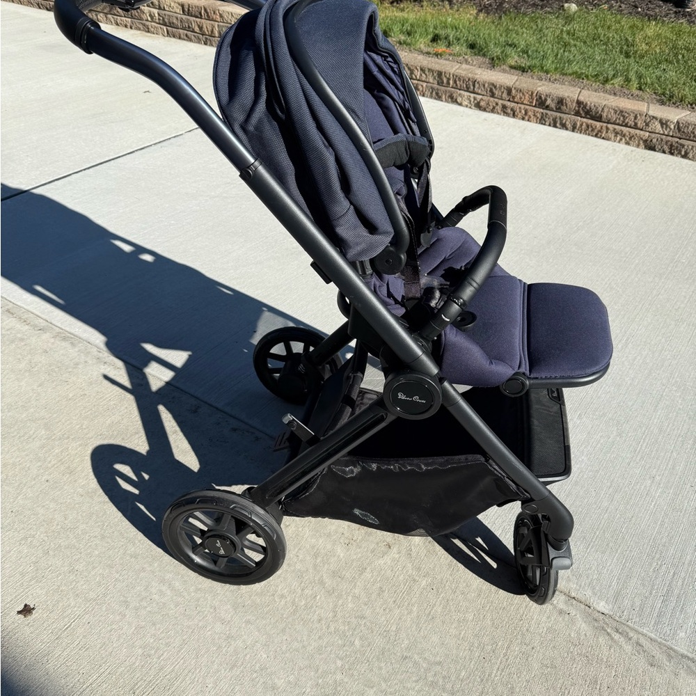 Navy Blue Stroller Silver Cross Reef